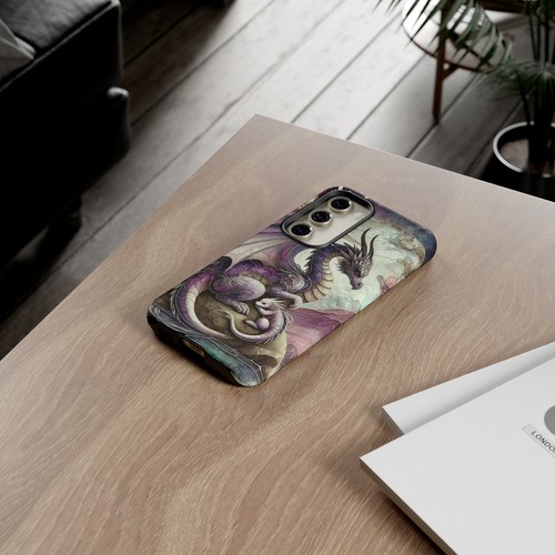 Fantasy Mom & Baby Dragon Phone Case | Fourth Wing Inspired Gift | X07 - 第 219/273 張圖片