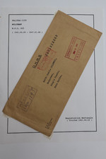 Canada 1946 Halifax OHMS Military Registered Cover Gaspereau NS