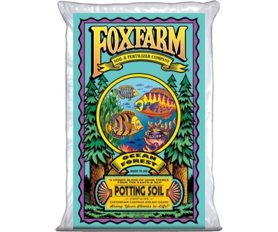 FoxFarm Ocean Forest Potting Soil, 1.5cu ft indoor outdoor 420 houseplants fish