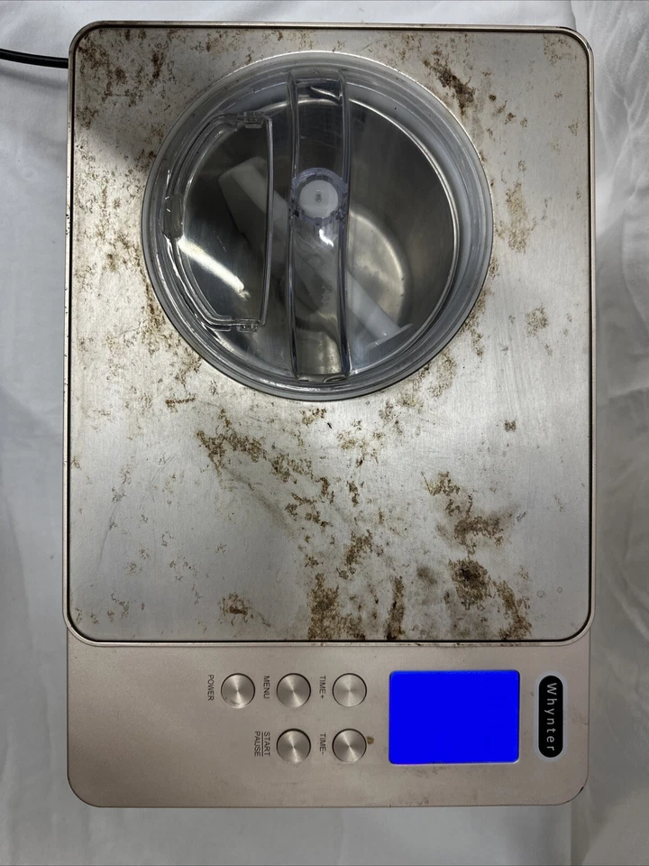 Máquina para hacer helados y yogur Whynter automática 2 cuartos con Compre Incorporado... Foto 3 de 4