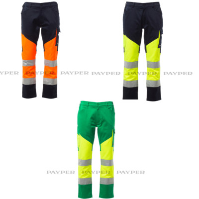 Payper WORKING SAFETY Warnschutzhose Zweifarbige ganzjährig tragbare Unisexhose