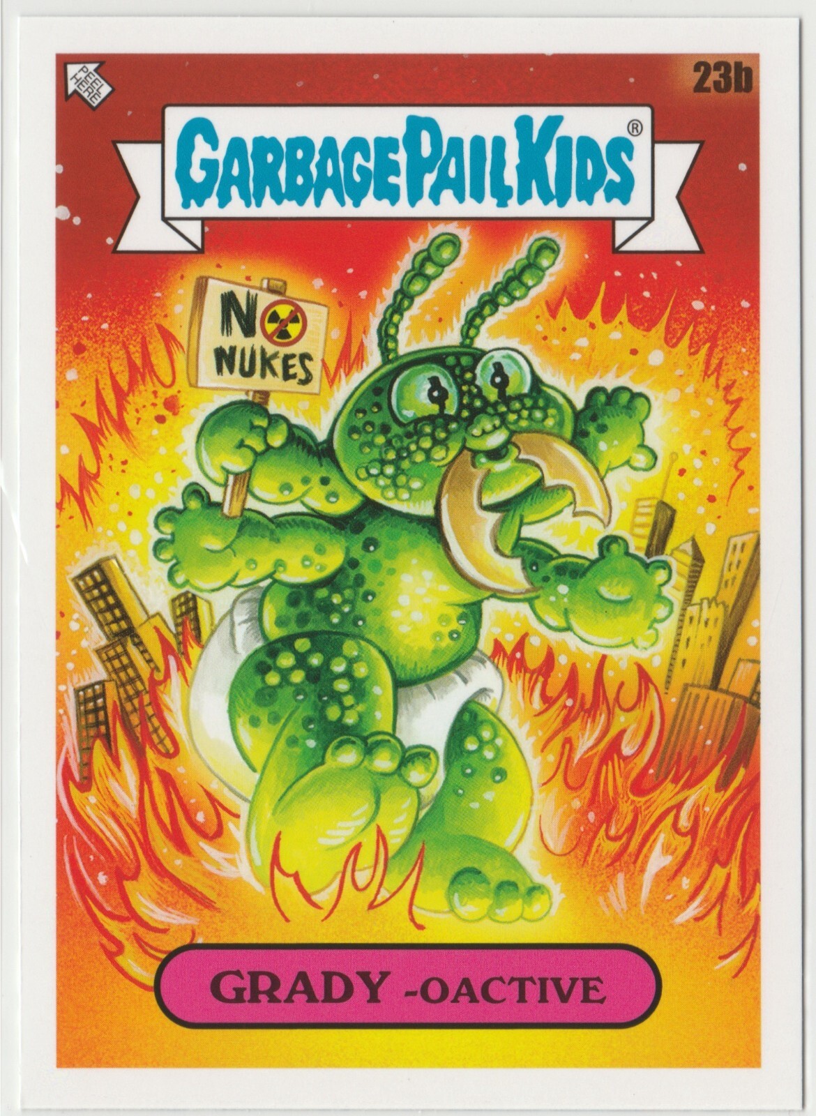 Grady-oactive #23b Garbage Pail Kids GPK 2023 Intergoolactic Mayhem Trading Card