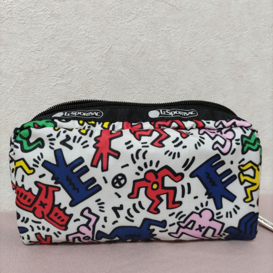 LeSportsac×Keith HaringDUFFLEBAG ダンスクルー Unused LeSportsac Keith Haring Pouch Collab | eBay
