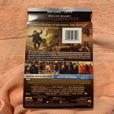 Young Sherlock Holmes Blu-Ray Steelbook J-Cards (**NOT MOVIES OR CODES** )