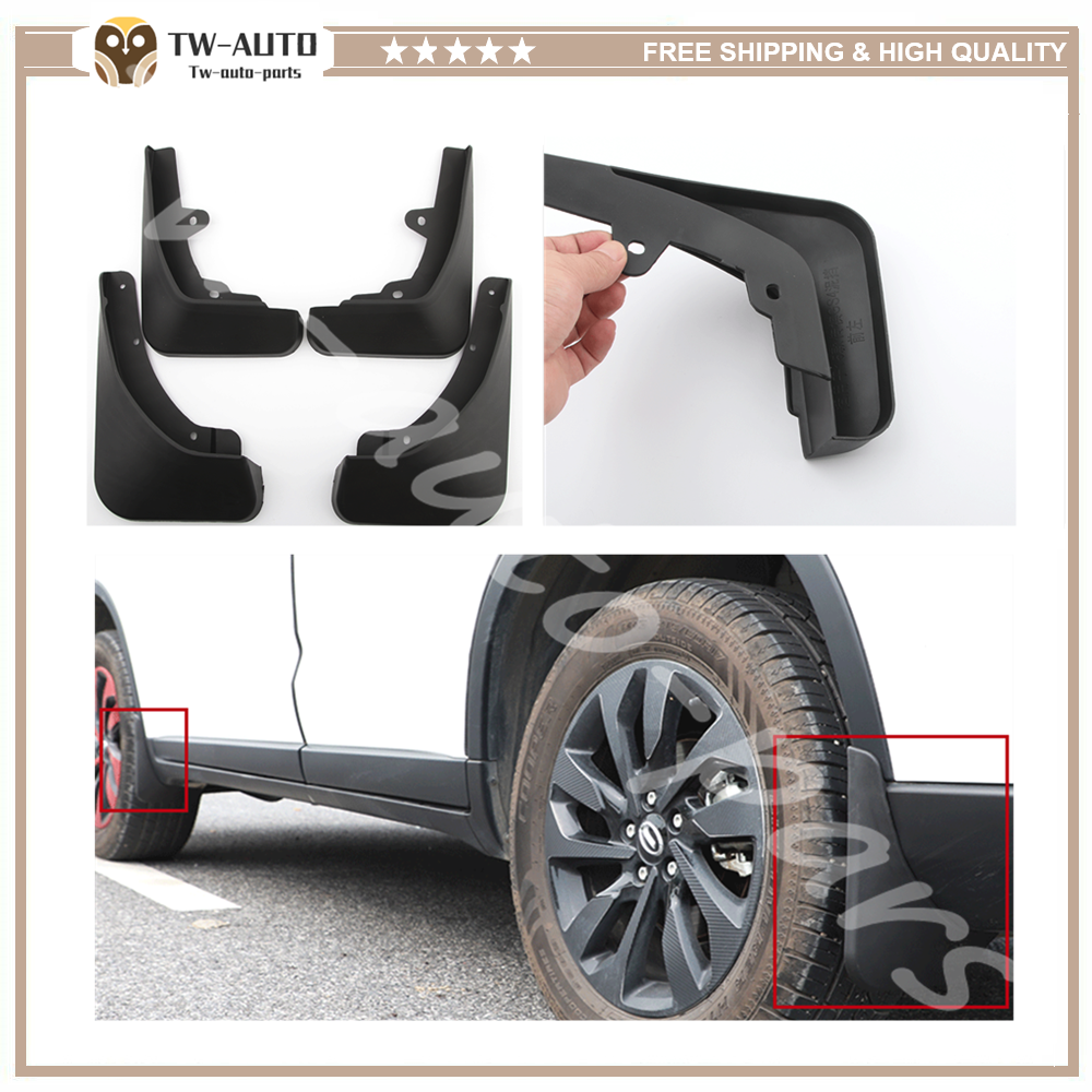 Mud flaps Mudguards Fenders Splash Guards Fits for Chevrolet Chevy TrailBalzer-image