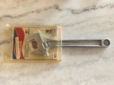 CRESCENT AC110V Chrome Adjustable Wrench, Extra Wide (10" / 250mm), Made in USA