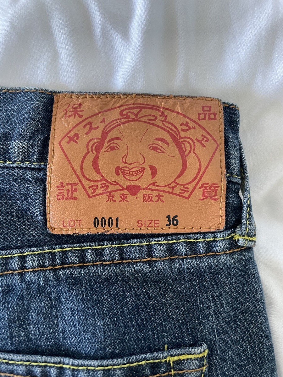 k_e-shop】EVISU OA 36in（W91cm、H108cm） Evisu Jeans - W36