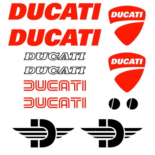 22 Pezzi Adesivi In Vinile Ducati - Sticker Per Moto, Personalizzazione - Foto 5
