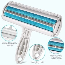 Reusable Dog Cat Pet Hair Remover Roller for Furniture, Couch, Carpet, Car Seat