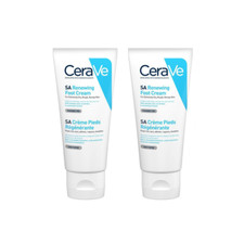 CeraVe SA Renewing Foot Cream for Extremely Dry, Rough and Bumpy Skin 88ml x2