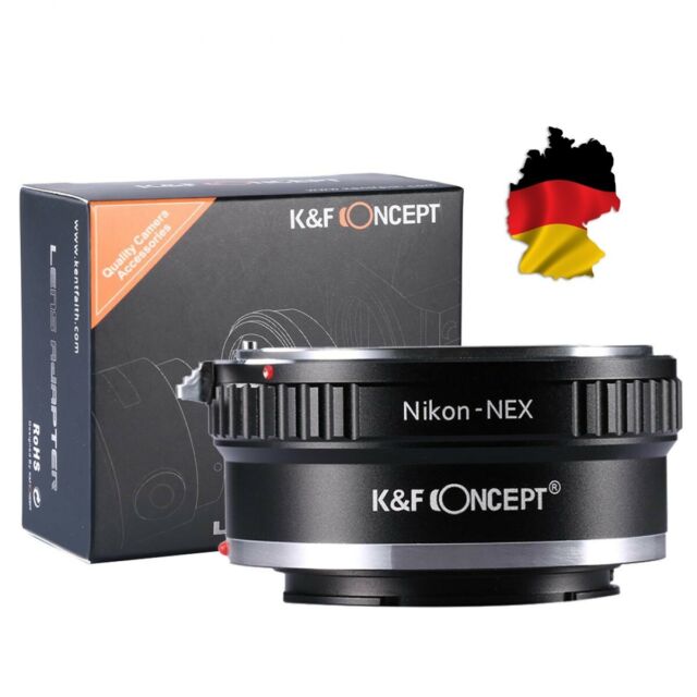 K&F Adapter Nikon F Objektiv auf Sony E NEX 3 5 6 7 a6000 a5000 a7 NIK to NEX