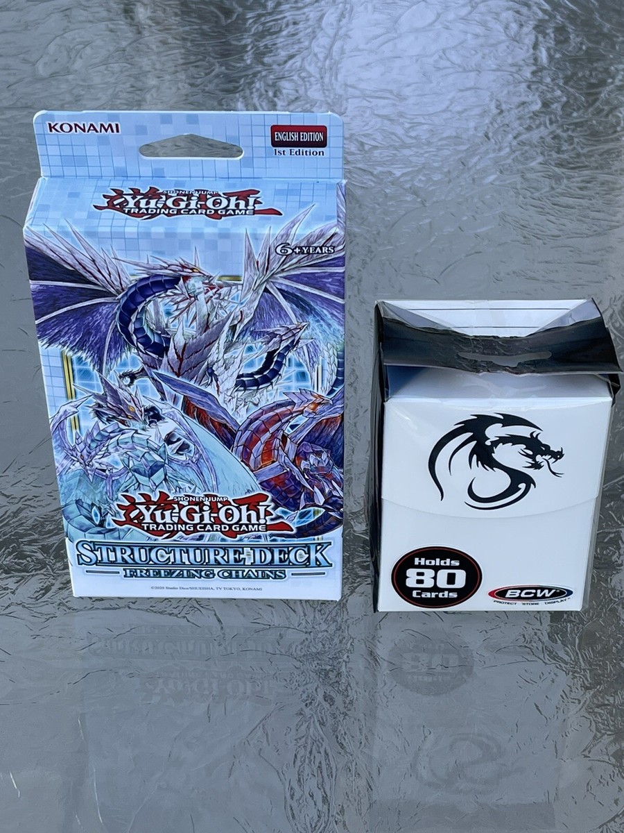 Freezing Chains Structure Deck | New | 1st Edition | + White Deck Box | YuGiOh! Freezing Chains Structure Deck | New | 1st Edition | + White Deck Box | YuGiOh!