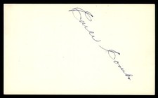 Earle Combs Baseball Index Card Signed Auto Autograph (no COA) *g2