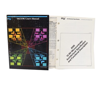 Vintage Computer Manual 1984 MCS-96 User's Manual w/ Advance Info