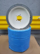 Set of 4 - Scissor Lift Tires 16 x 5 Plain | Non-Marking, 3.375" Center Hole