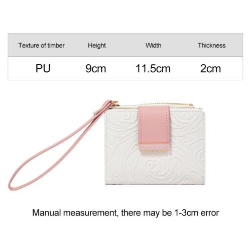 Monedero vintage con flores y cremallera en relieve para mujerε D4P7 - Imagen 2 de 19