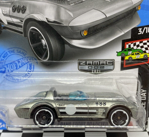 *ZAMAC* Hot Wheels 2021 Mainline HW Race Day Corvette Grand Sport Roadster 1/64 - Picture 2 of 4