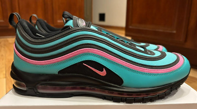 Nike By You Air Max 97 South Beach Teal Black Pink FN6743 900 Men's Size 14