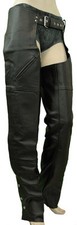 Unisex Motorcycle Riding CHAPS-GENUINE LEATHER 2 SIZES Cut To Length 