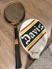 VINTAGE TAD Davis Duke WOODEN TENNIS RACQUET Wooden Head Cover