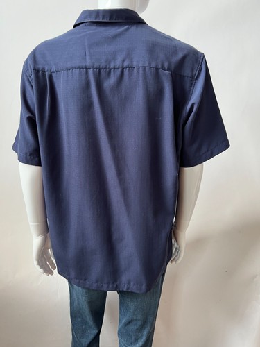Café Luna Vintage Shirt XL Blue Polyester - Picture 7 of 11