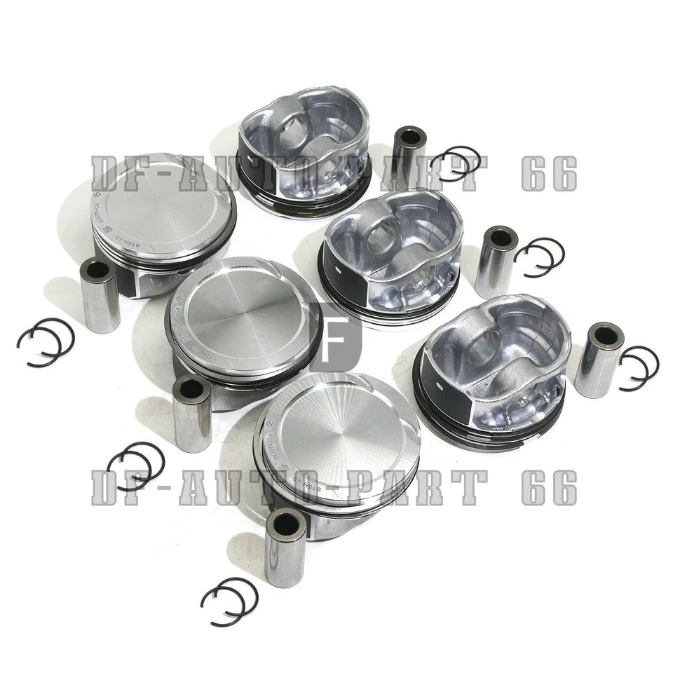Juego de 6 pistones y anillos STD para Volvo S80 V70 XC60 XC70 XC90 3,2 L6 T6 B6324S Foto 4 de 4