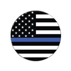 US Flag Thin Blue Line Thinblueline Golf Ball Marker Gift