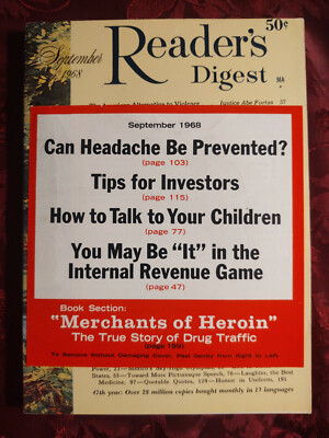 Readers Digest September 1968 Vietnam Isadora Duncan Frederick Ashton Bart Starr