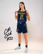 CAITLIN CLARK 8.5X11 SIGNED PHOTO AUTOGRAPH WNBA INDIANA FEVER SIGNATURE REPRINT