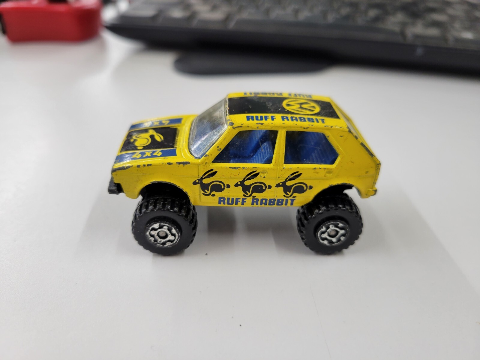 Vintage 1981 Matchbox ROMPING RABBIT VW RUFF RABBIT 4X4 Yellow ...