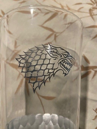 HBO Game of Thrones 16 oz Pint Glasses with Platinum Bases-2016-Previously Owned - Picture 3 of 18