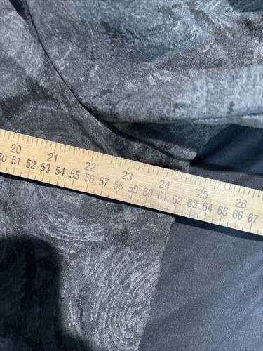 JM Collection Plush Wing-Collar Gray Coat Magic Swirl Size XL NWT Ret $99 - Picture 5 of 8