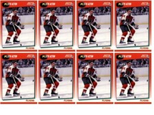 (8) 1991 Score Canadian #133 Keith Acton Philadelphia Flyers Card Lot