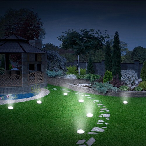 Disk Lights Upgraded Outdoor Ground Garden Landscape Lights for Patio Walkway - Picture 9 of 15