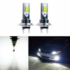 2pcs 100w Xenon White H7 12-smd Led Bulbs For Bmw E46 Drl Fog Driving Lights