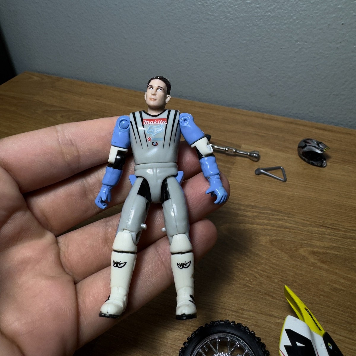 MXS Road Champs Ricky Carmichael #4 Action Figure Toy Die