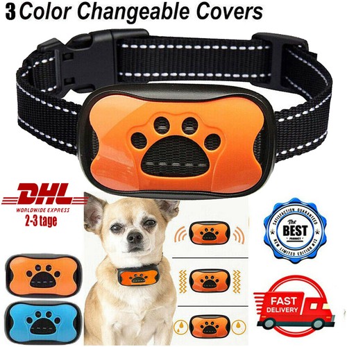 2er-Set Anti-Bell Hundehalsband Mit Ton & Vibration – Wasserfest, 7  Empfindlichkeitsstufen, Verstellbar Sprühhalsband Für Hunde Mit  Fernbedienung