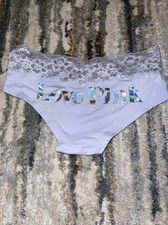 NWT Vintage 2013 Victoria s Secret Love Pink Extra Low Rise Hipster Panties XS