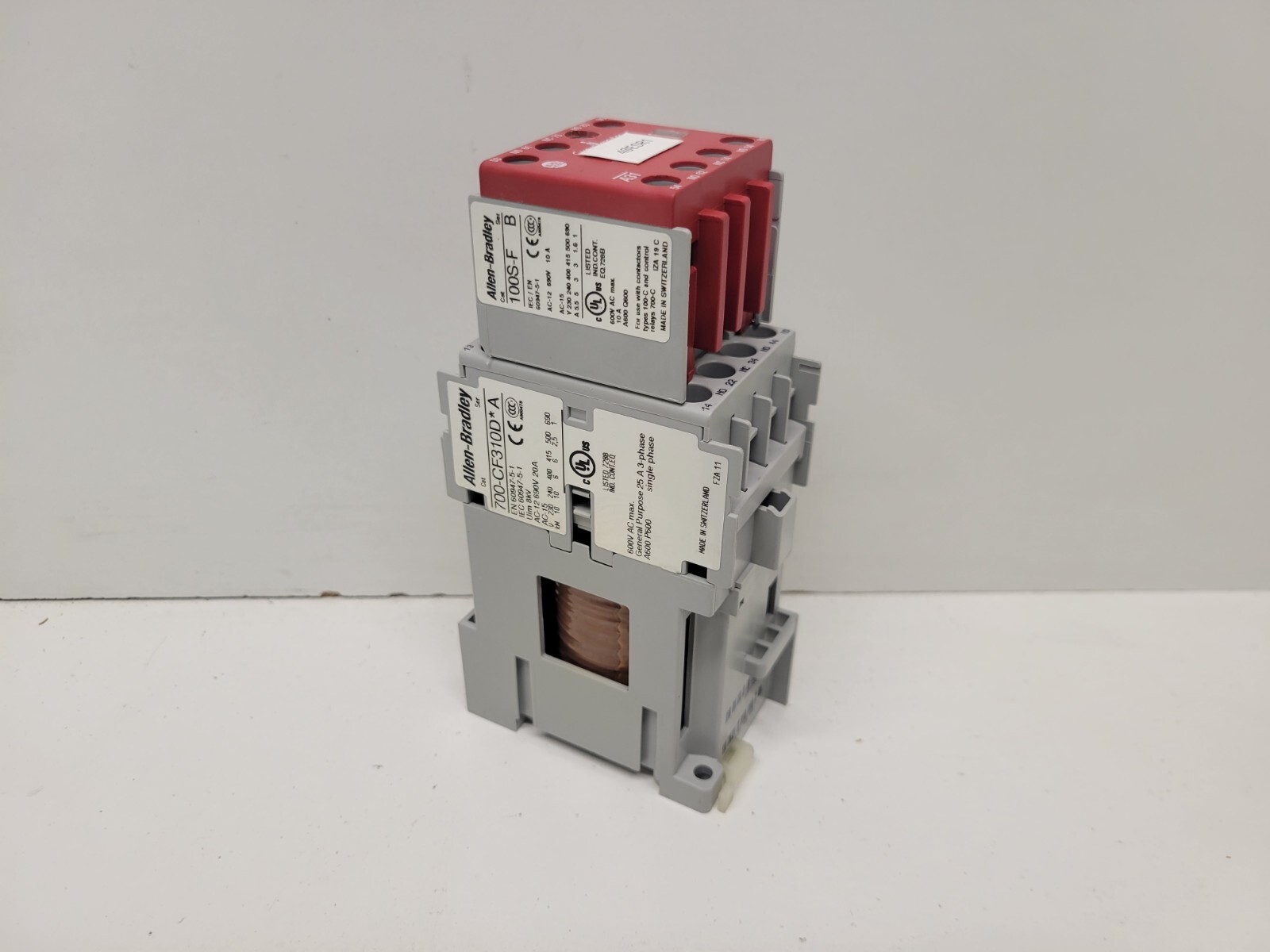 GOOD USED! ALLEN-BRADLEY 24VDC SAFETY CONTROL RELAY 700S-CF620DJC