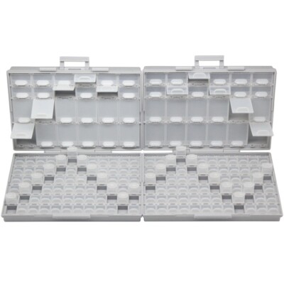 2pcs AideTek BOXALL96 SMD Components Container Resistor Capacitor Organizer USA