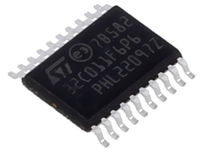 STM32C011F6P6 IC: ARM Microcontrôleur Flash: 32kB 48MHz Static RAM: 6kB ...