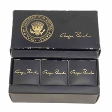 Three Pack 3 Official George Bush Vice Presidential Seal White House Golf Balls