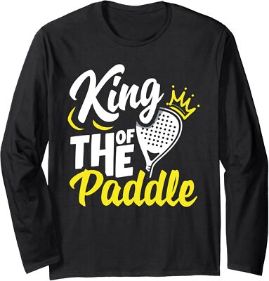 Paddle Tennis King Of The Paddle Funny Memories Long Sleeve Tshirt