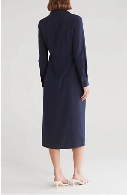 dkny shirt dress long sleeve DKNY Women's Long Sleeve Collared Shirt Dress