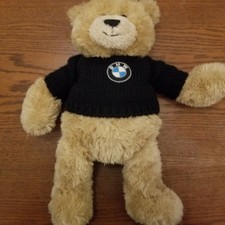 Gund BMW Plush Honey Bear Black Sweater Stuffed Animal | eBay