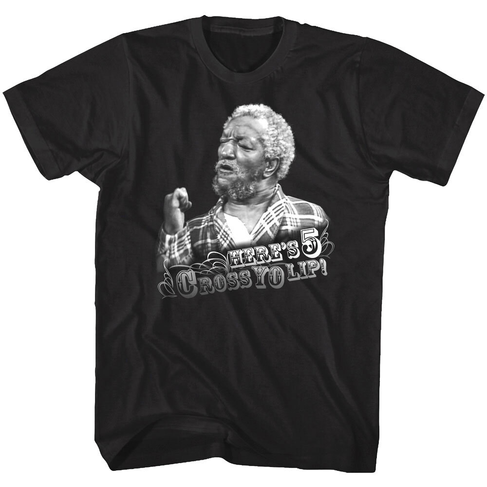 Redd Foxx Here's 5 Cross Yo Lips Men's T Shirt | eBay