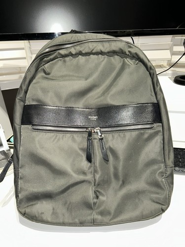 KNOMO Beauchamp Laptop Rucksack oliv moosgrün Nylon Originalversion UVP 179£
