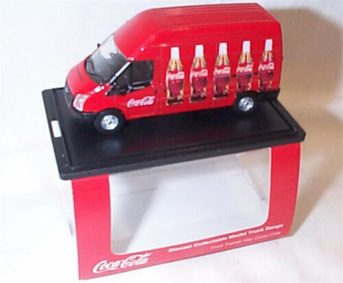 Oxford 76FT013CC 1/76 OO Scale Coca Cola Ford Transit van Red Coke Bottles New  - Picture 1 of 1