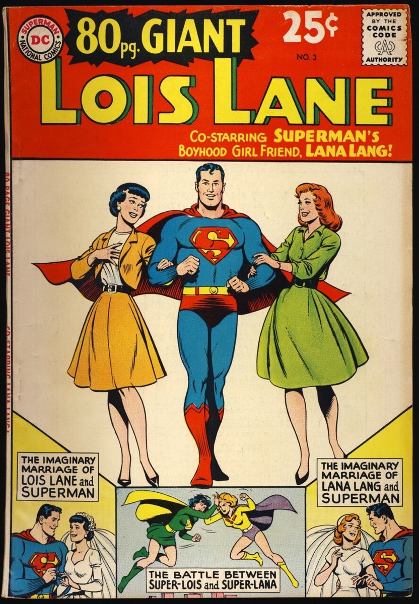 80 PAGE GIANT #3 1964 FN/VF LOIS LANE Superman LANA LANG Superboy