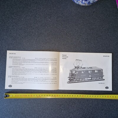 X226 MARKLIN Train Catalogue Ho 1965 1966 66 page 26,8x 7,5 cm F grue rotonde